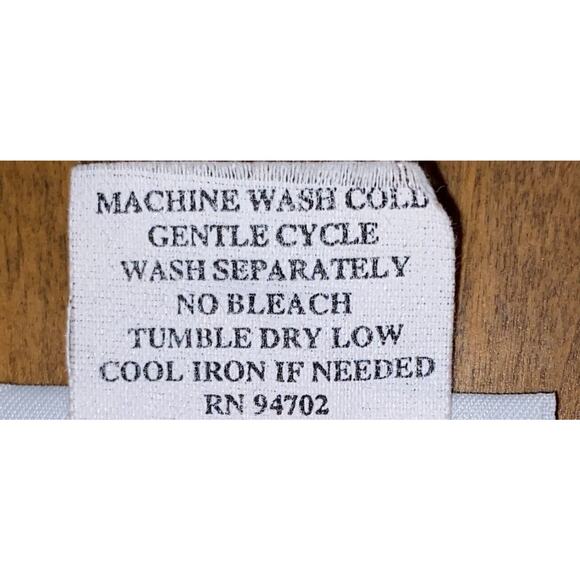 Vintage Hot Cotton by Marc Ware Peach Embroidered 100%Linen Dress XL Made in USA - Picture 5 of 7